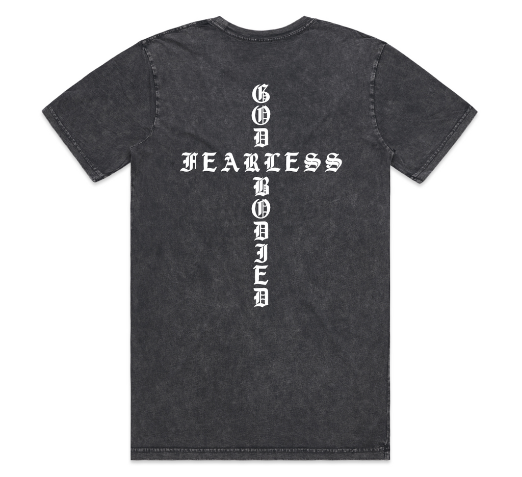 God Bodied x Fearless Cross Tee